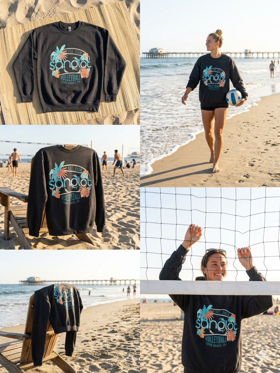 Pacific Floral Crewneck